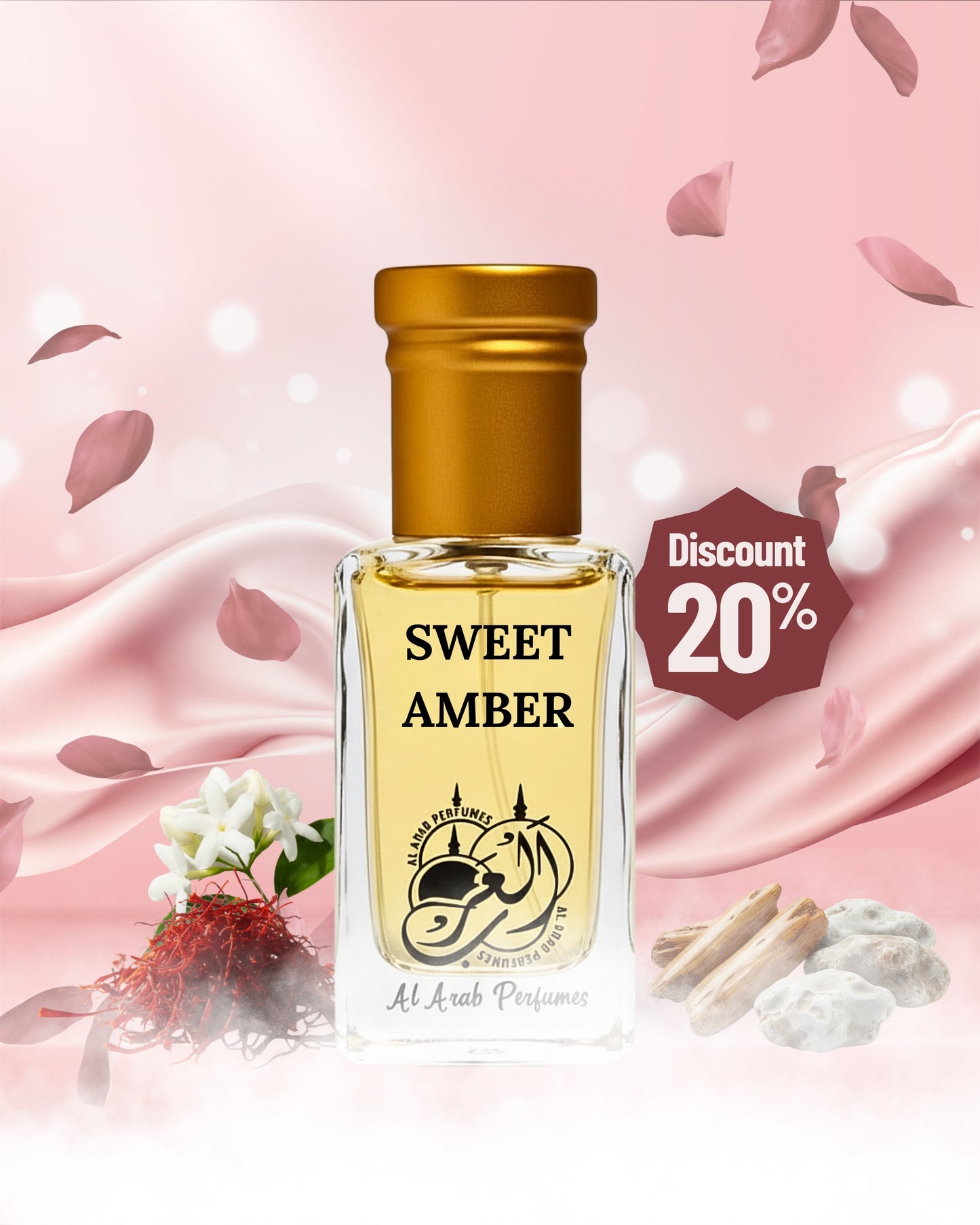 Sweet Amber Attar 12ml Non-Aloholic