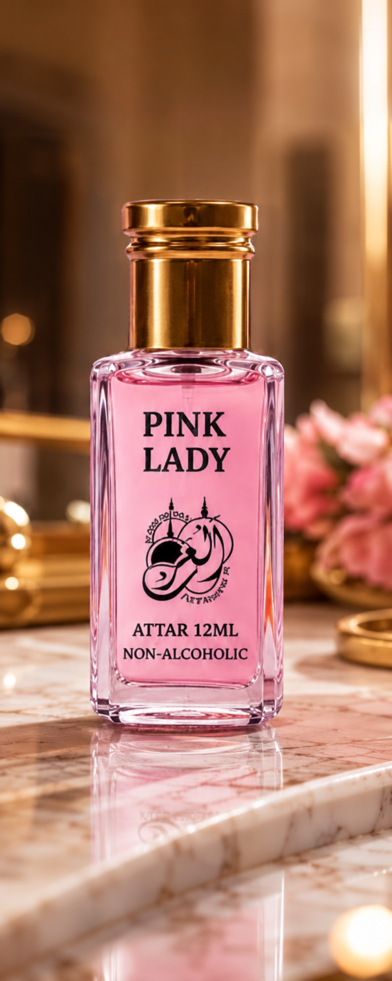 Pink Lady Premium Attar 12ml – Long Lasting Non-Alcoholic Floral Fragrance for Women