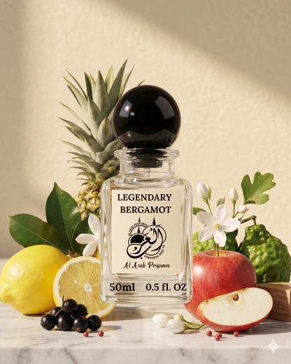 LEGENDARY BERGAMOT Premium Eau De Parfum by Al Arab Perfumes – Fresh Citrus Long-Lasting Fragrance
