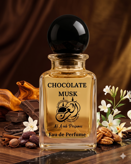 CHOCOLATE MUSK Premium Eau De Parfum by Al Arab Perfumes – Warm Gourmand Long-Lasting Fragrance