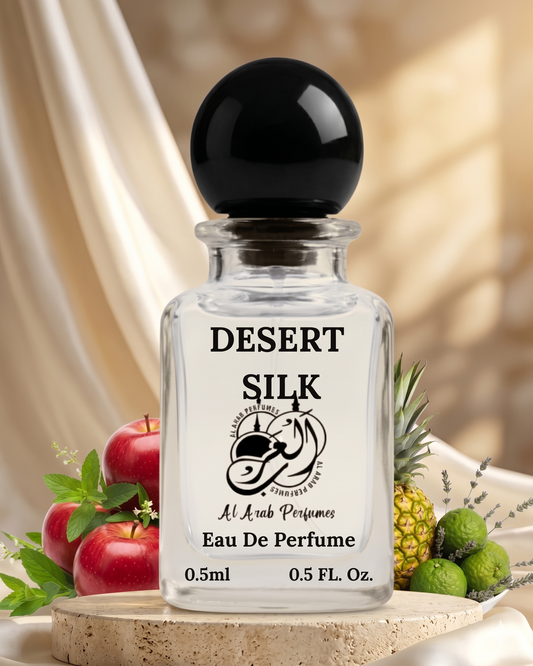 Desert Silk Eau de Parfum – Fresh Fruity & Elegant Unisex Fragrance | Al Arab Perfumes