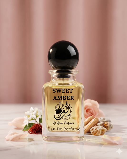 SWEET AMBER Premium Eau De Parfum by Al Arab Perfumes – Warm Amber Long-Lasting Luxury Fragrance