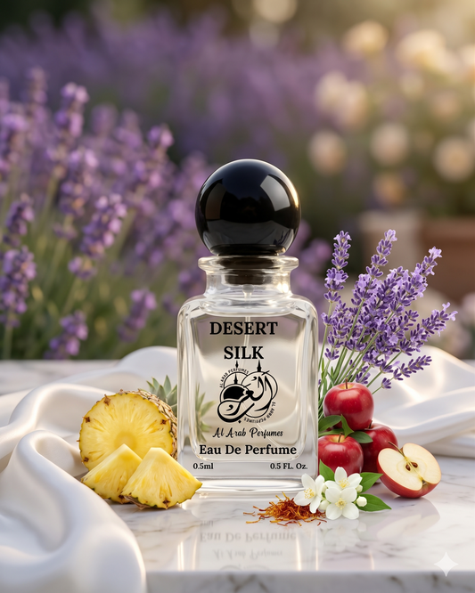 DESERT SILK Premium Eau De Parfum by Al Arab Perfumes – Fruity Floral Long-Lasting Fragrance