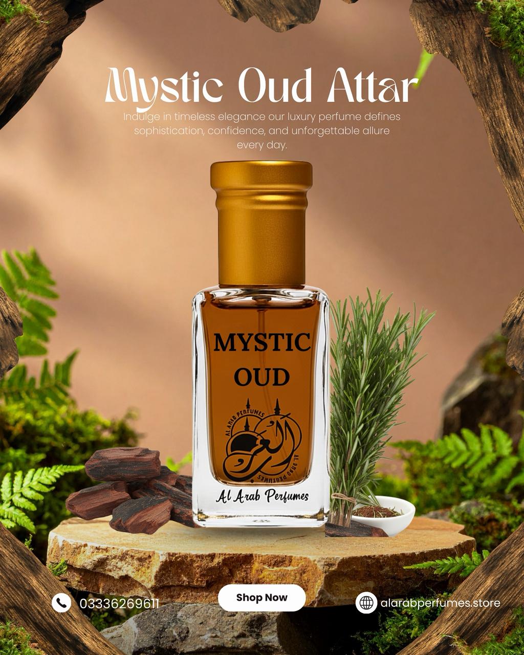 Mystic Oud Attar – Premium Long Lasting Concentrated Attar Oil
